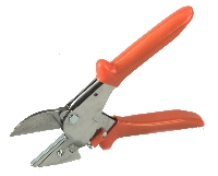 Gehrungsscheere mit PVC Handgriffen
